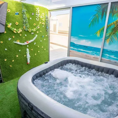 Atico Con Vistas Al Mar Tv Satelite Internacional * Costa Adeje (Tenerife)